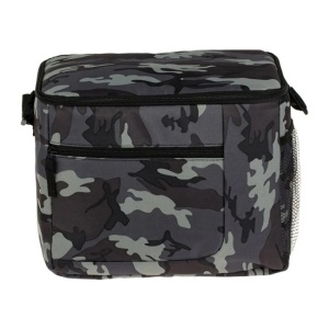 Geanta Izoterma pentru alimente, Capacitate 16L, 31x21x25cm, Gri Camuflaj - Img 2