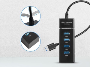 Hub USB cu 4 porturi USB 3.0 viteza transfer de pana la 5Gbps - Img 10