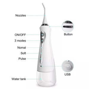 Irigator oral profesional pentru dus bucal, 3 moduri de curatare, Capacitate 230 ml, Calitate Premium - Img 11