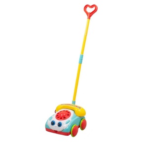 Jucarie de tras pentru copii 1 an+, telefon, plastic - Img 2