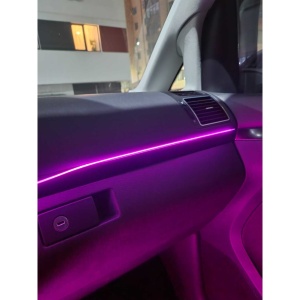 Kit lumini ambientale auto, RGB, 18 in 1, fir flexibil, aplicatie, bluetooth si telecomanda - Img 8