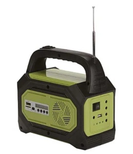 Kit solar camping GD-8073 Radio FM USB lanterne powerbank 3 becuri led - Img 3