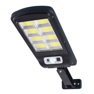 Lampa solara 8COB 160 LED, Senzor de miscare, lumina, telecomanda - Img 2