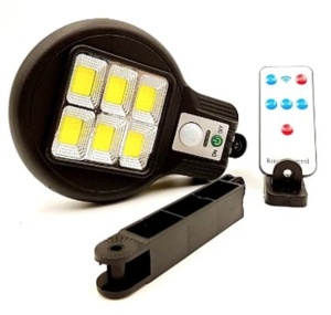 Lampa solara CL 182-6 cu Brat reglabil si Senzor de Miscare si telecomanda, pentru exterior - Img 2