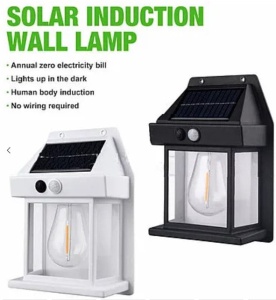 Lampa solara de perete LED cu senzor de miscare fara fir 3W Coba, lumina decorativa - Img 12
