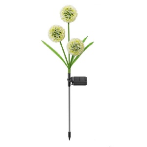 Lampa solara decorativa model papadie pentru gradina cu lumina multicolora