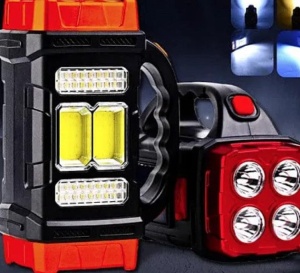 Lampa solara pentru camping HB-2678 tip felinar/lanterna, cu maner - Img 10
