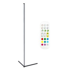 Lampadar decorativ de podea cu LED-uri colorate, Functie de reglarea luminozitatii si selectare culoare, Inaltime 140 cm - Img 2