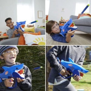 Lansator Elite 2.0 Nerf Sharkfire Elite, include 8 sageti din spuma - Img 3
