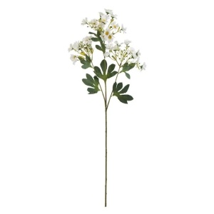 Margarete albe artificiale, cu tulpina lunga, 84 cm, alb - Img 2