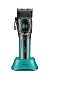 Masina de tuns profesionala VGR V-888C, Motor 7000/8000 RPM, Acumulator 2500 mAh, Display LED, 6 Piepteni Inclusi - Img 10