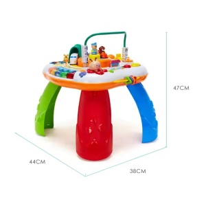 Masuta de activitati pentru copii 10 luni+, cu sunete, zeci de activitati, 44x38x47 cm, multicolor - Img 7