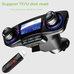 Modulator FM Multifuncțional cu MP3 Player și Bluetooth pentru masina - Img 2
