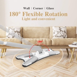 Mop TWIST cu autostoarcere, cap flexibil cu rotire 360 grade, maner telescopic - Img 2