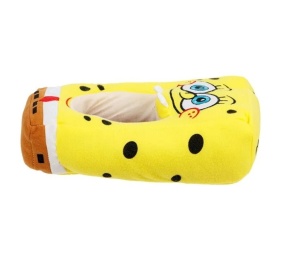 Papuci 3D, model Sponge Bob, poliester, 38-39, galbeni - Img 3