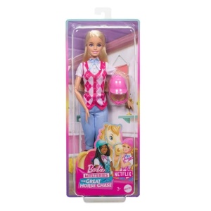 Papusa Barbie echitatie, varsta 3+ ani, 13.5x5.5x32.5cm, multicolor - Img 4