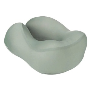 Perna de calatorie anatomica, Spuma cu Memorie, Dimensiune 27cm, Culoare Gri - Img 3