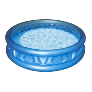 Piscina pentru Copii, capacitate apa 450 L, Vinil, dimensiuni Ø1.88x0.46m, albastru - Img 2