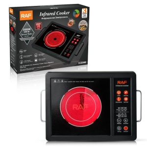 Plita electrica RAF R.8046 cu incalzire radianta infrarosu si control tactil, Putere 3500W - Img 13