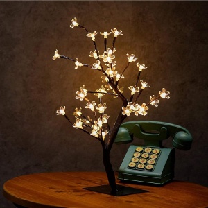 Pomisor cu flori de cires iluminate cu 36 LED-uri, Inaltime 40cm, Lumina alba cald, rece sau multicolor - Img 10