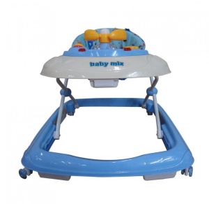 Premergator pentru copii 6 luni+, cu sunete si lumini, Baby Mix, albastru - Img 2