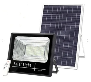 Proiector solar cu panou individual si telecomanda, Putere 100W