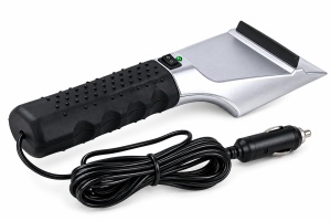 Racletă Electrică Auto cu Încălzire 12V pentru Parbriz și Geamuri, Dezghețare Gheață, Alimentare la Priza Auto, Buton ON/OFF