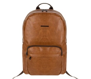 Rucsac din piele artificiala, 30 x 13 x 46 cm, maro - Img 1