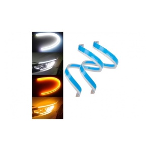 Set 2 Benzi LED Strip DRL pentru faruri cu Semnal Secvențial - Iluminare - Img 4