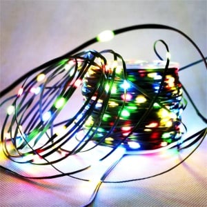 Set 2 x Instalatie LED Liniara pentru Craciun de 20m cu 160 LED-uri - 4 Culori - Img 5