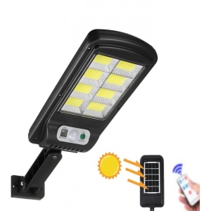 Set 2 x lampi solare stradale cu 8 cadre, 30W 160 LED-uri, Senzor de lumina si miscare - Img 6