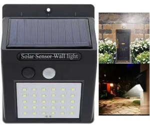 Set 4 lampi solare BRIGHT 30 LED cu senzor de miscare si lumina - Img 6