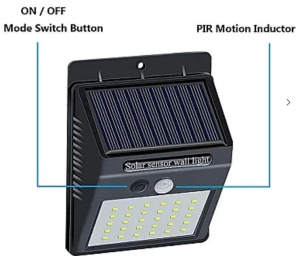 Set 4 lampi solare BRIGHT 30 LED cu senzor de miscare si lumina - Img 9