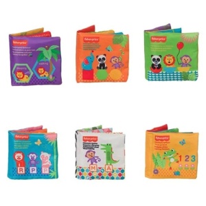 Set 6 carti educative cu activitati din material textil, Cu animalute si cifre, Pentru dezvoltarea abilitatilor - Img 2