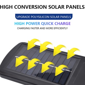 Set 6 x lampi solare stradale cu 6 cadre, Senzor de lumina si miscare, Telecomanda - Img 8