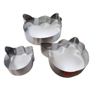 Set de 3 piese pentru copt blaturi de tort in forma de Hello Kitty - Img 4