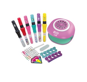 Set mini salon de manichiura pentru copii - 6 markere si accesorii pentru o manichiura creativa - Img 3