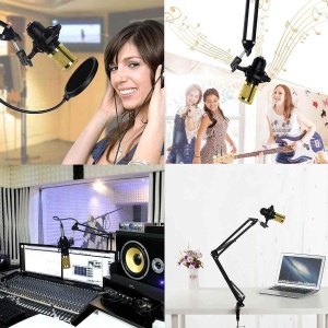 Set profesional cu mixer audio si microfon pentru podcast, inregistrare, live, tiktok - Img 2