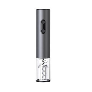Set tirbuson electric cu suport 4 in 1 cu taietor de folie, dop de vid si aerator/varsator de vin, Calitate Premium - Img 7