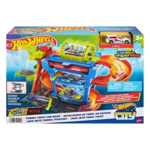 Spalatorie auto Hot Wheels, dimensiune 35.5x10x25cm, multicolor - Img 6