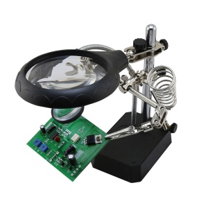 Stand de lipit Andowl GJ5 cu lupa si lampa LED - Img 4
