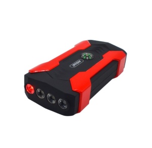Starter auto multifunctional D1030, 15000mAh, 12V-19V output, 4 iesiri USB, afisaj eletronic, negru cu rosu - Img 8