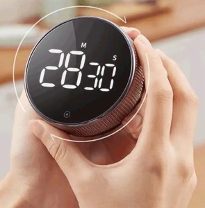 Temporizator-Cronometru Digital cu LED, Magnetic, 77x77x30mm, Negru - Img 7