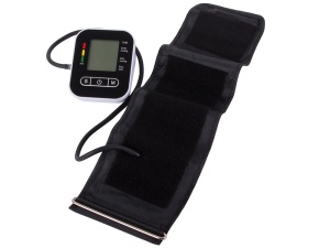 Tensiometru electronic pentru brat, cu ecran LCD, arata artitmia, functioneaza cu baterii, alb cu negru - Img 3