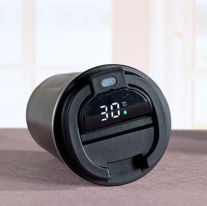Termos smart pentru cafea/ceai sau alte bauturi, Afisaj LCD de temperatura, Capacitate 510ml - Img 7