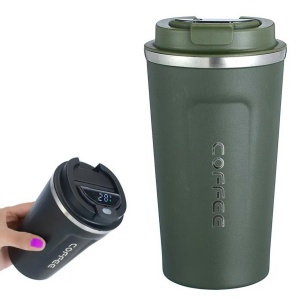 Termos smart pentru cafea/ceai sau alte bauturi, Afisaj LCD de temperatura, Capacitate 510ml - Img 13