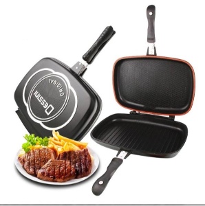 Tigaie dubla grill, antiaderenta Dessini de 36cm - Img 1