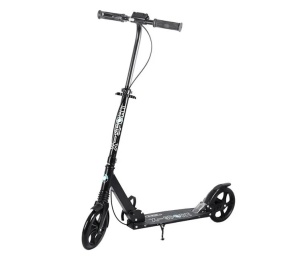Trotineta din Aluminiu, 7 ani+, 100 kg, metal si plastic, negru