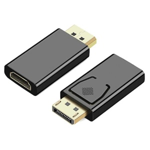 Adaptor DisplayPort la HDMI pentru TV/Proiector Viteza 10.8 GB/s, Negru - Img 2