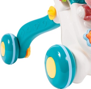 Antepremergator pentru copii 12 luni +, Malplay 2 in 1, cu jucarii detasabile, albastru - Img 10
